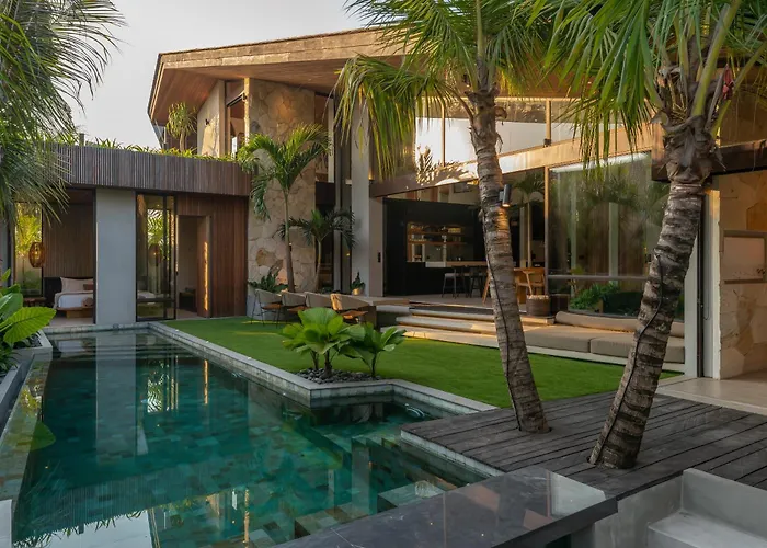 别墅 Ohlala - Luxury Tropical Escape In Pererenan 坎古