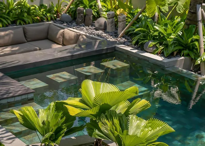 别墅 Ohlala - Luxury Tropical Escape In Pererenan 坎古